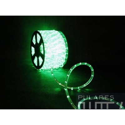 Wąż LED zielony 24 LED dioda mrugająca